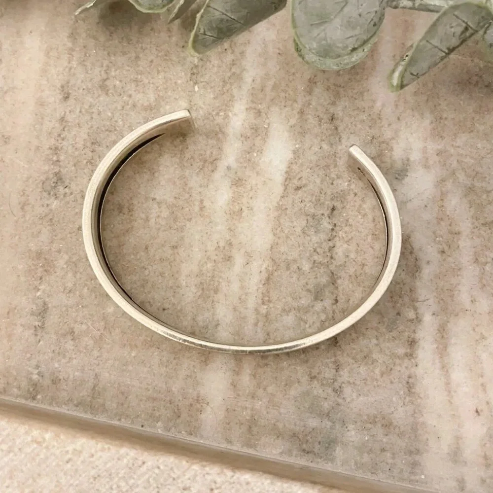 925 Sterling Silver Mens Bangle Bracelet Vintage Cuff Bracelet Mens Bracelet